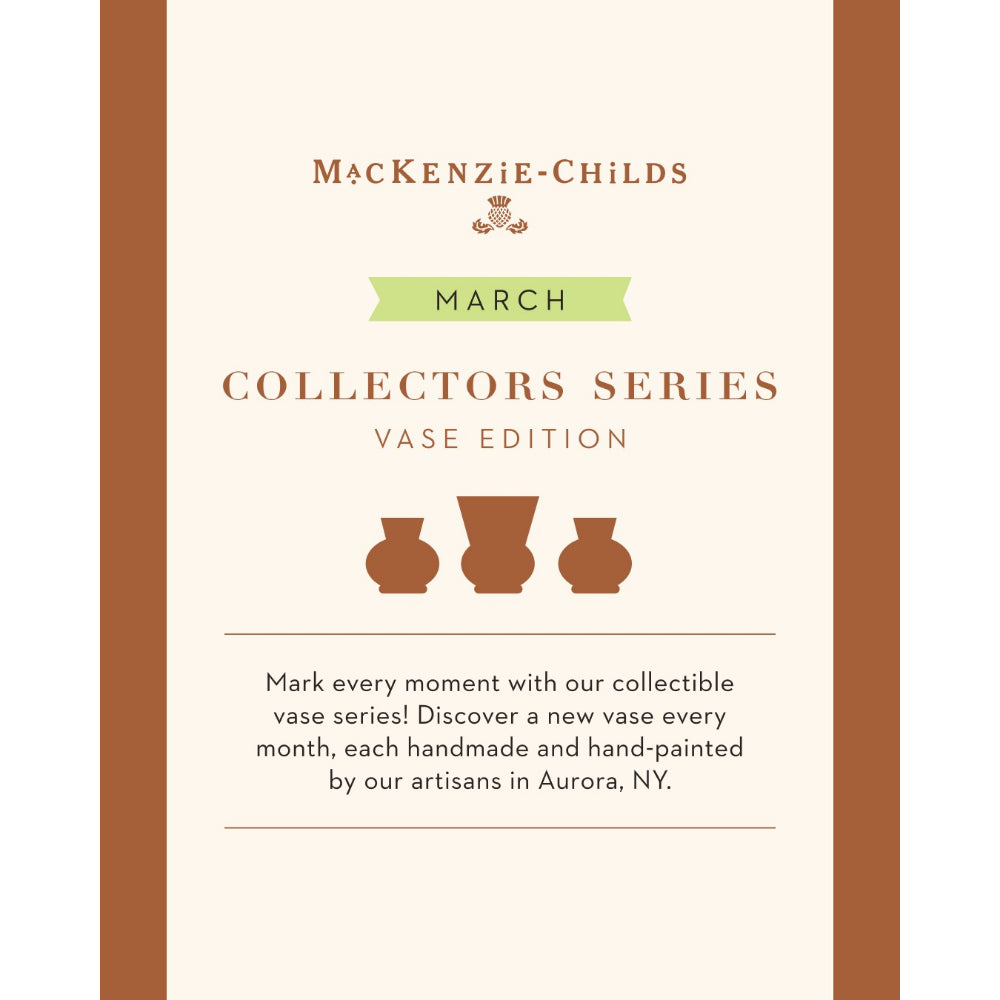 MacKenzie-Childs Collectors Series: Vase Edition - Clover Vase