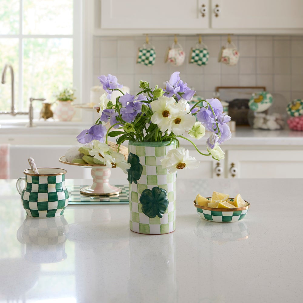 MacKenzie-Childs Collectors Series: Vase Edition - Clover Vase