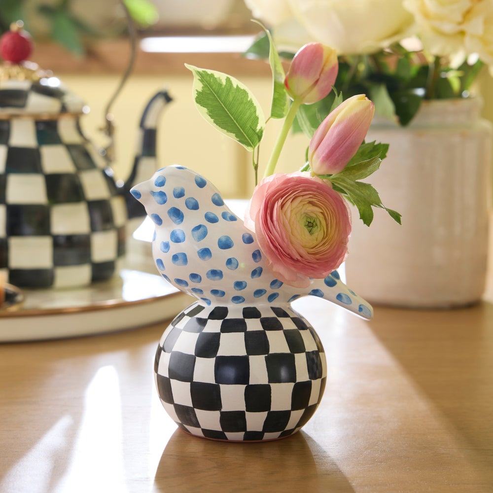 Mackenzie-Childs Collectors Series: Vase Edition - Bird Vase