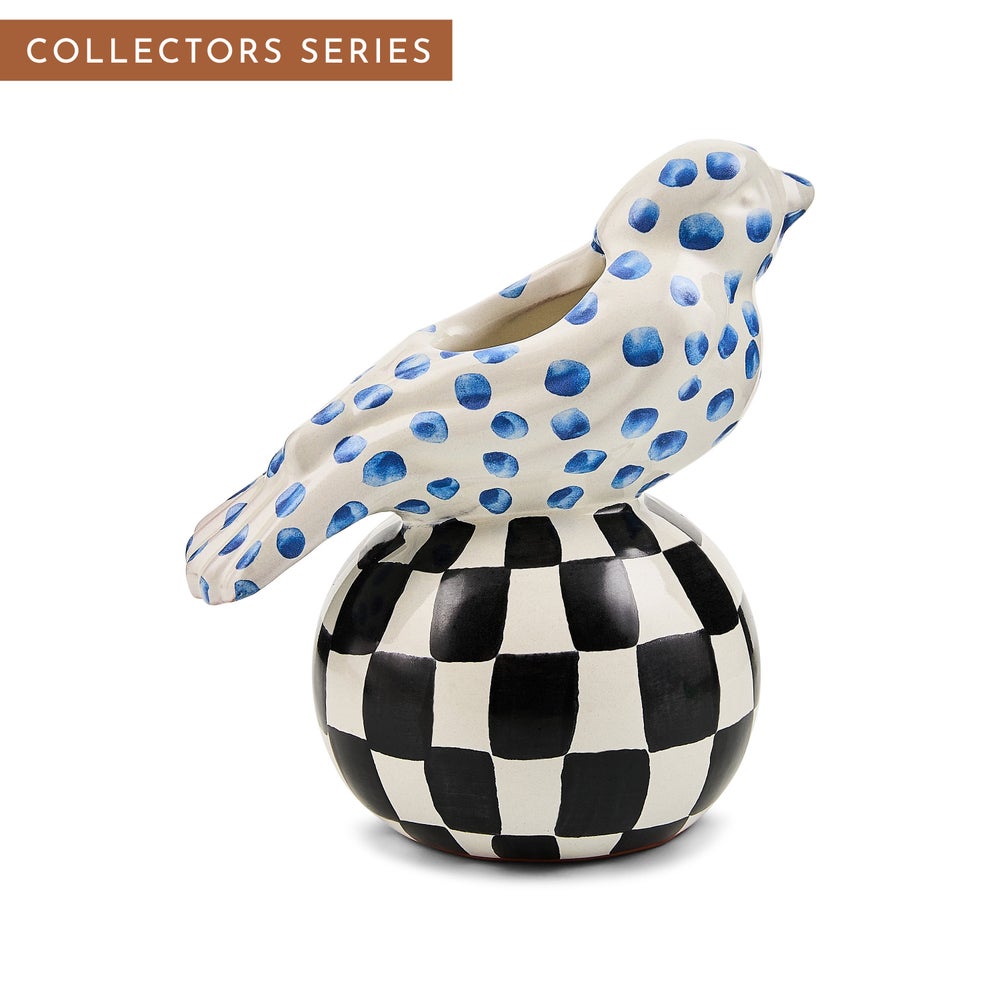 Mackenzie-Childs Collectors Series: Vase Edition - Bird Vase