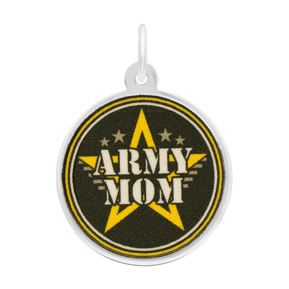 1193 Army Mom Disc Charm