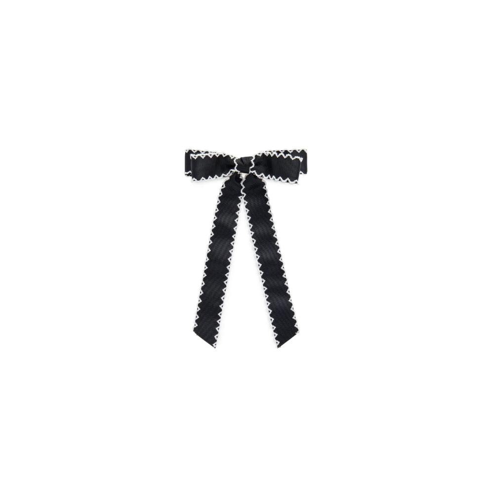 Shiraleah Scallop Trim Bow Clip