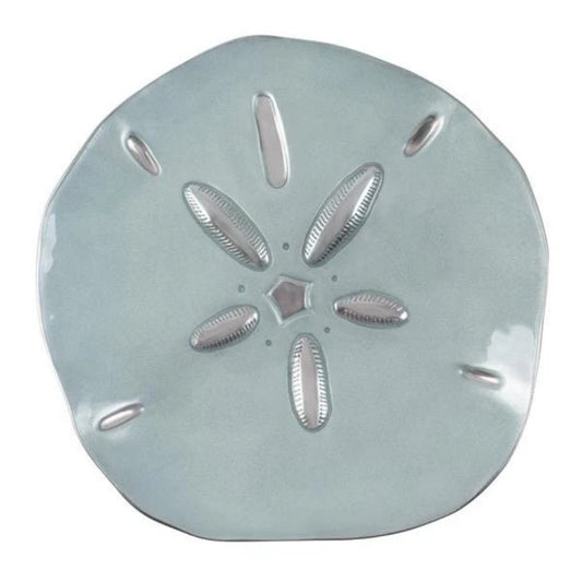 Mariposa Aqua Sand Dollar Platter