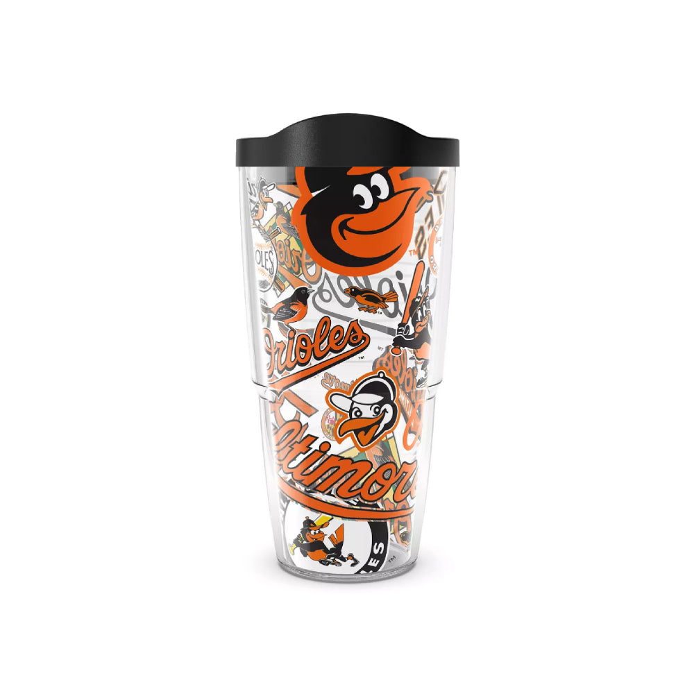 Tervis MLB Baltimore Orioles - All Over Tumbler With Travel Lid - 24oz