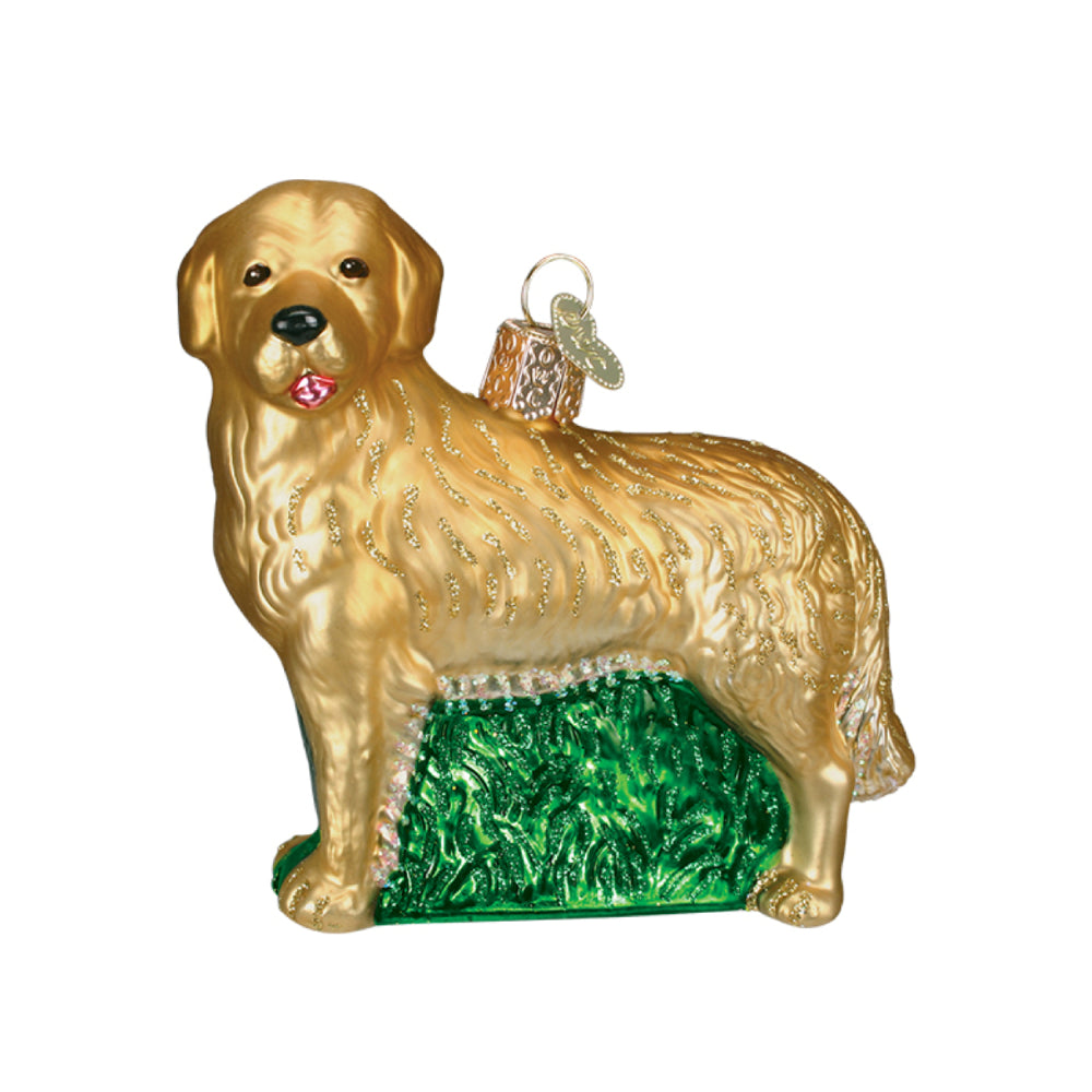 Old World Christmas Golden Retriever Ornament