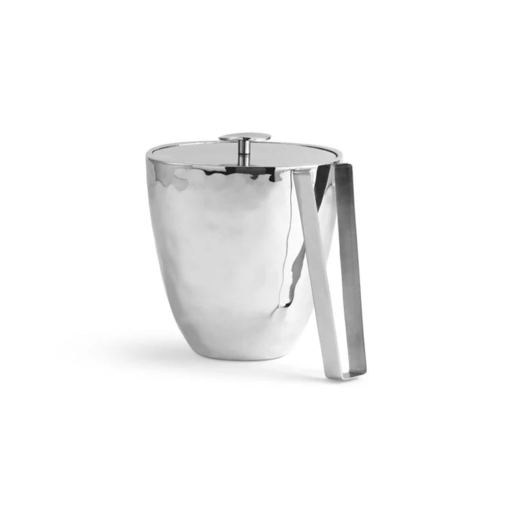 Michael Aram Reflective Ice Bucket with Tongs