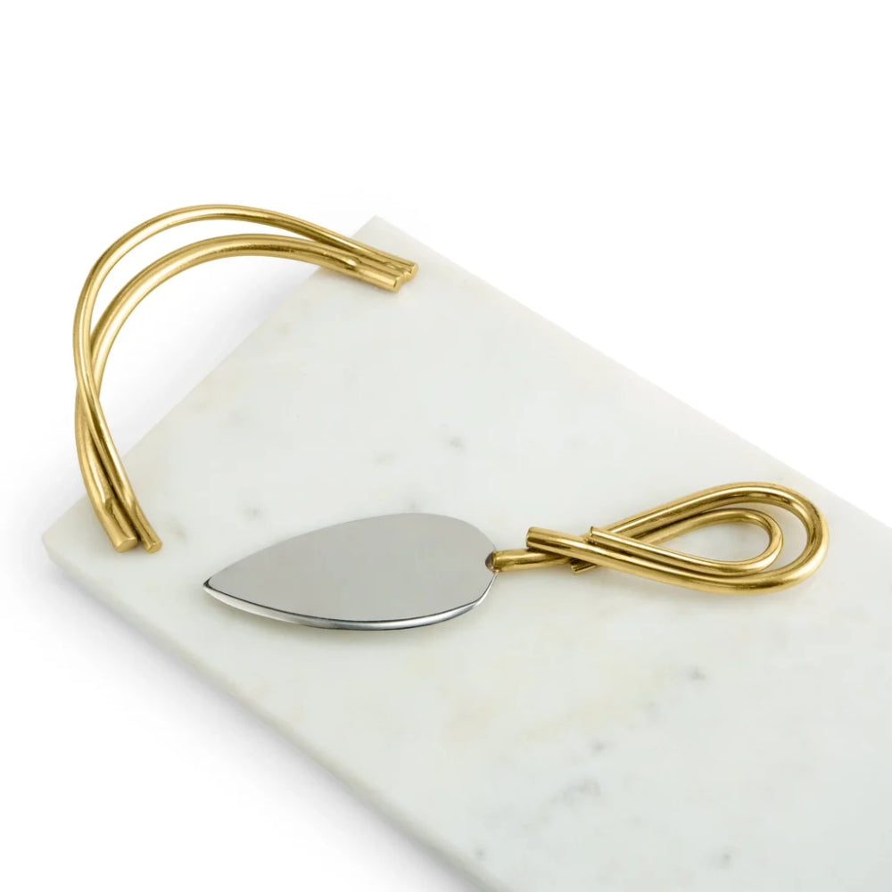 Michael Aram Calla Lily Small Cheese Board with Spreader
