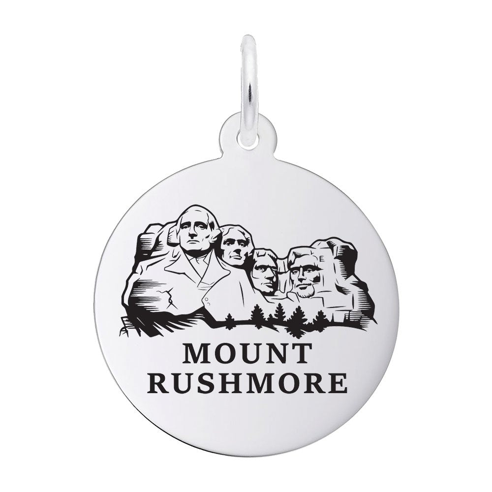 1241 Sterling Silver USA 250 Mount Rushmore Charm
