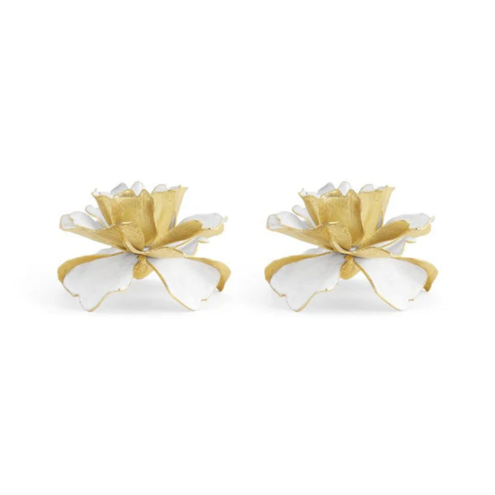 Michael Aram Gardenia Candleholders-Set of 2