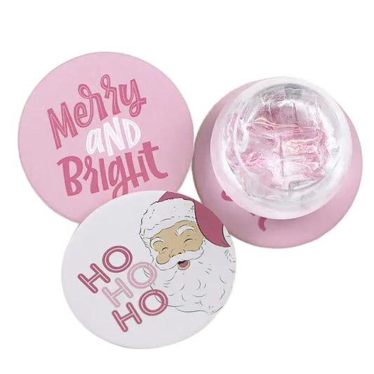 The Royal Standard Hohoho Santa Reversible Paper Coasters - Set of 20