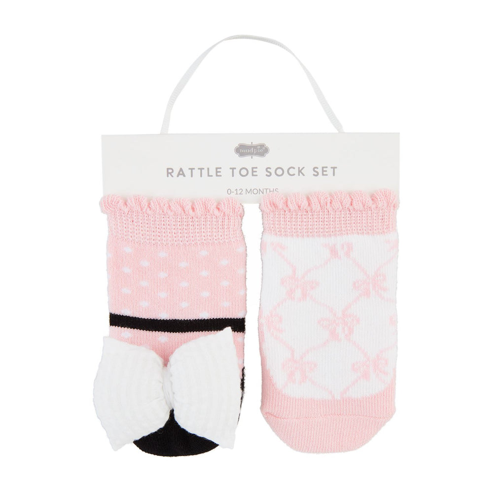 Mud Pie Rattle Toe Sock Set