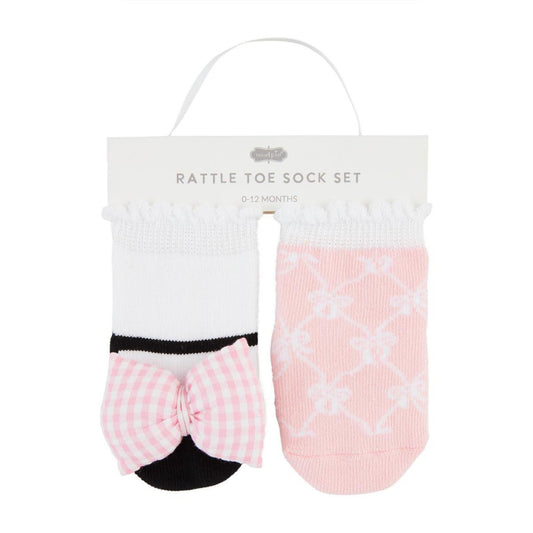 Mud Pie Rattle Toe Sock Set