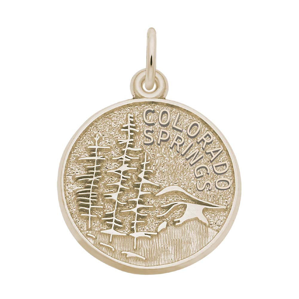 1263 Colorado Springs Mountain Scene Charm