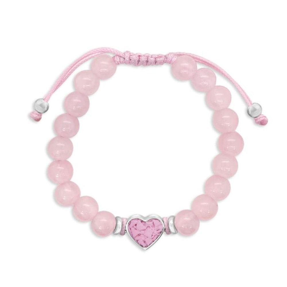 Dune Jewelry x 4ocean Breast Cancer Awareness Beaded Bracelet - Rose Quartz