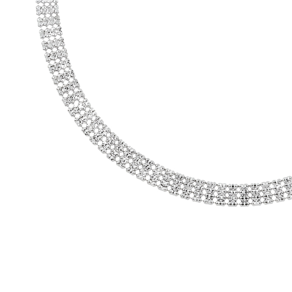 Desmos Infinity Diamond-Cut Adjustable Necklace
