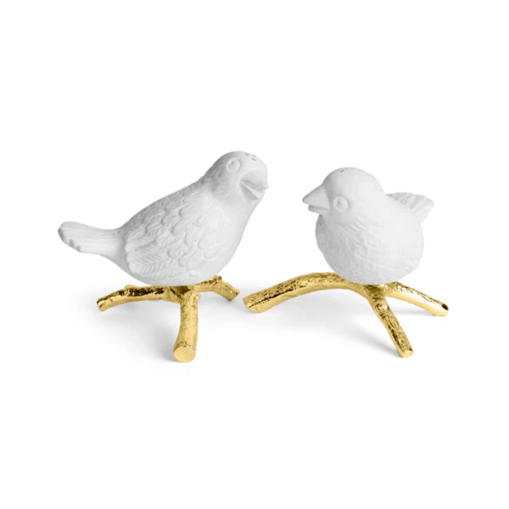 Michael Aram Flights of Fancy Lovebirds Salt & Pepper - Thumbnail 3