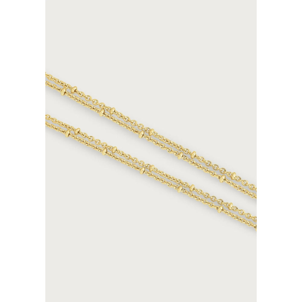 Anabel Aram Molten Double Chain Necklace