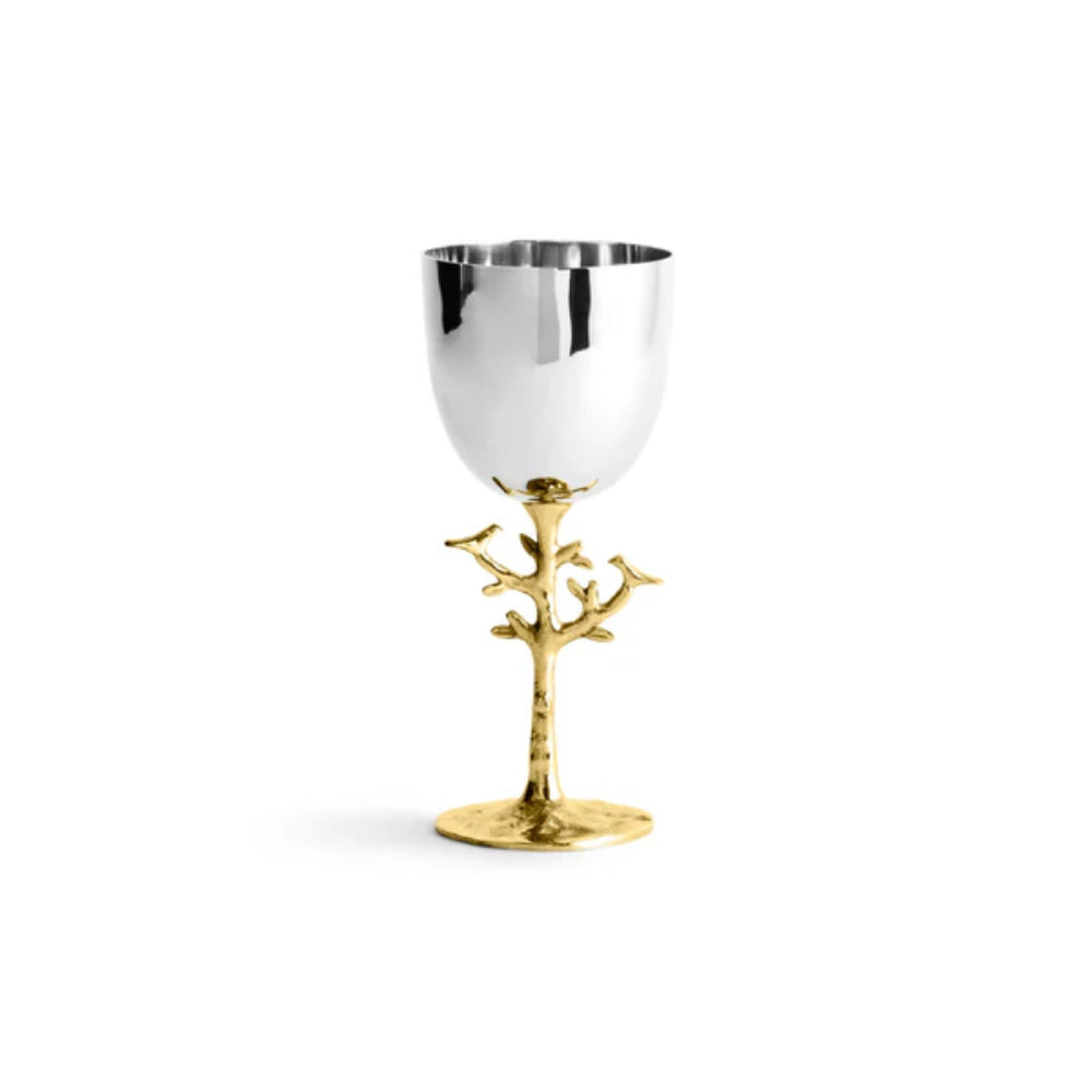 Micheal Aram Tree of Life Gold Kiddush Cup