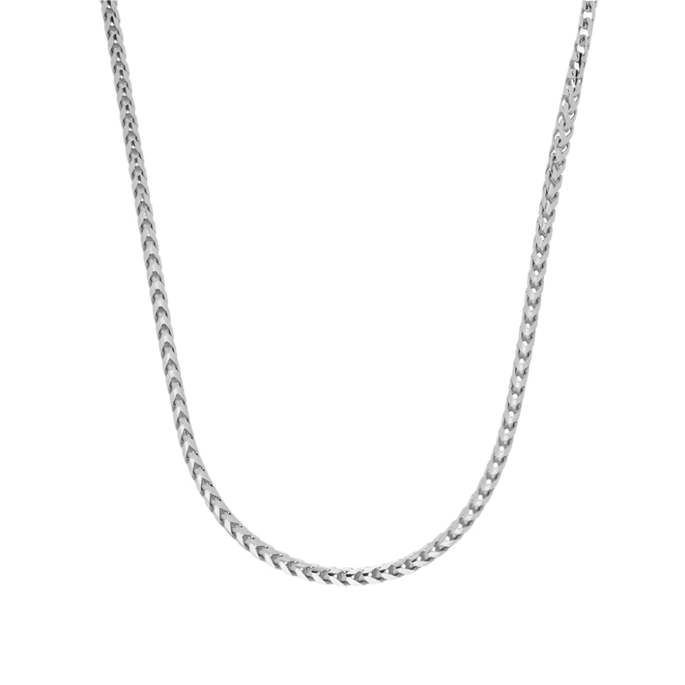 Desmos Sterling Silver Fish Bone Chain Necklace