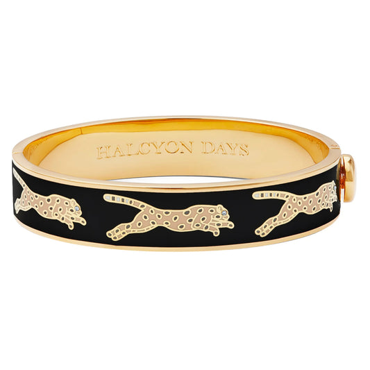 Halcyon Days Gold Leopard Bangle