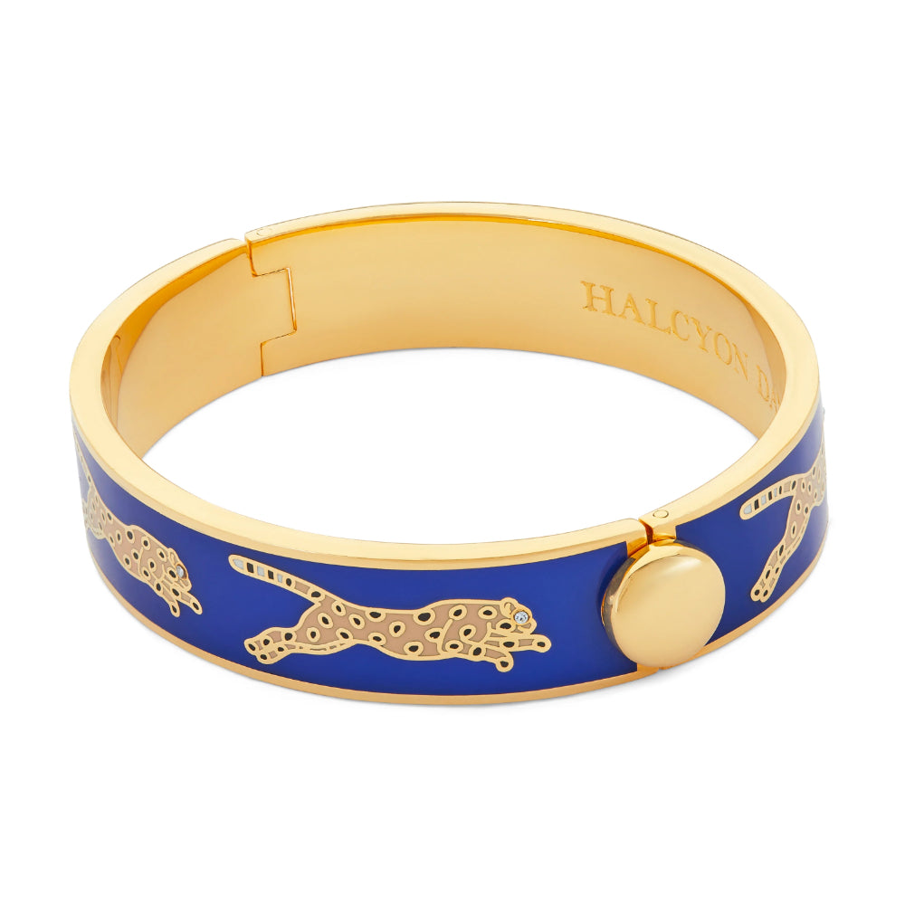 Halcyon Days Gold Leopard Bangle