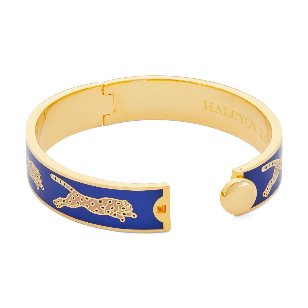 Halcyon Days Gold Leopard Bangle
