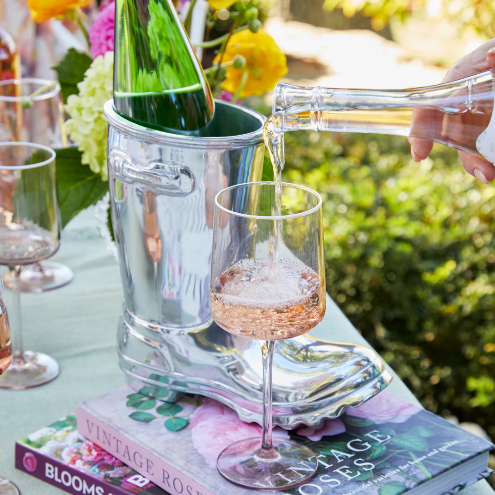 Mariposa Garden Boot Wine Cooler/Vase