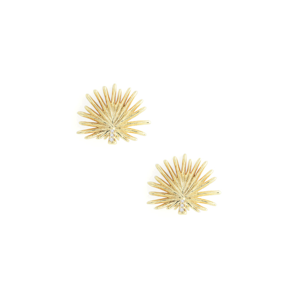 Anabel Aram Palm Stud Earrings