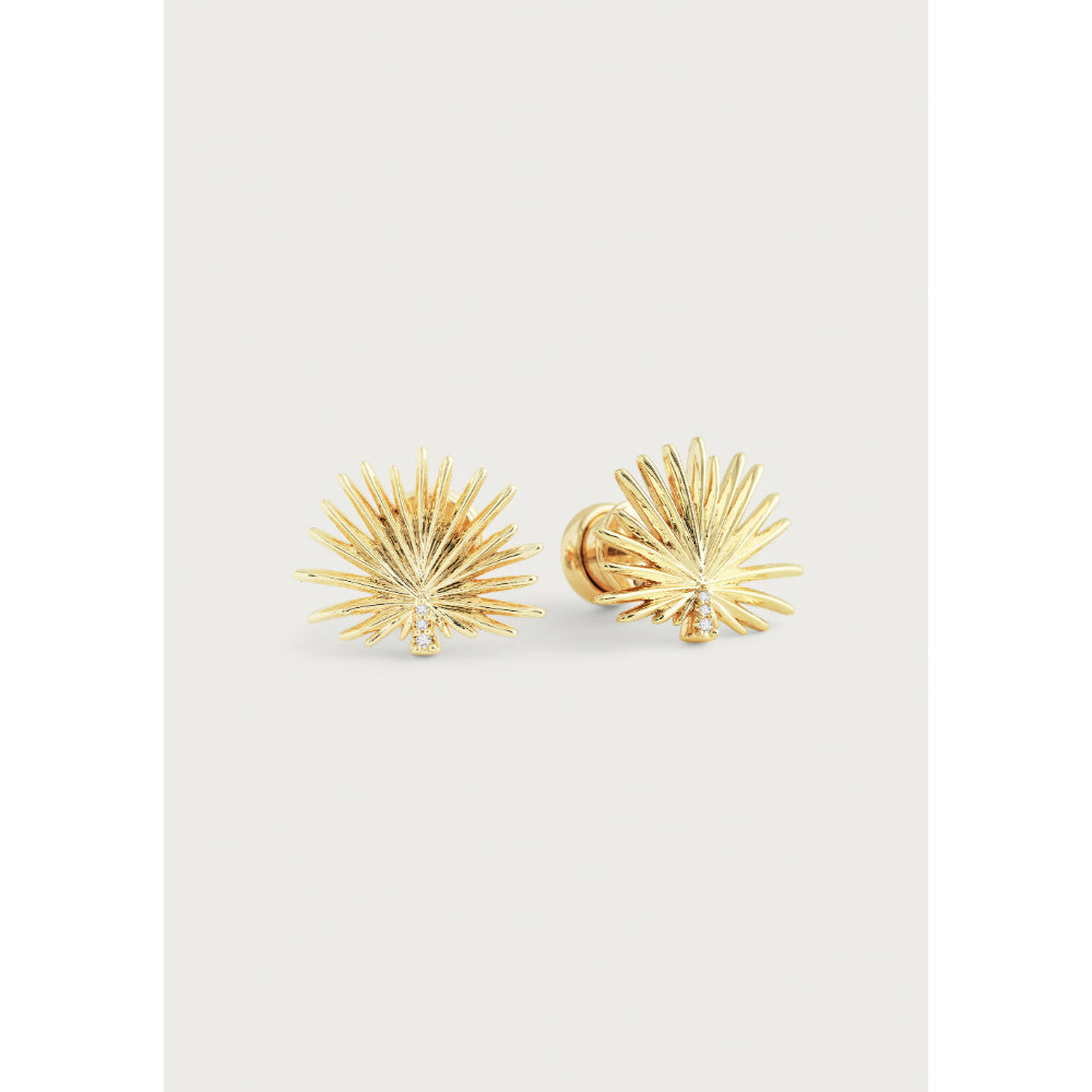 Anabel Aram Palm Stud Earrings