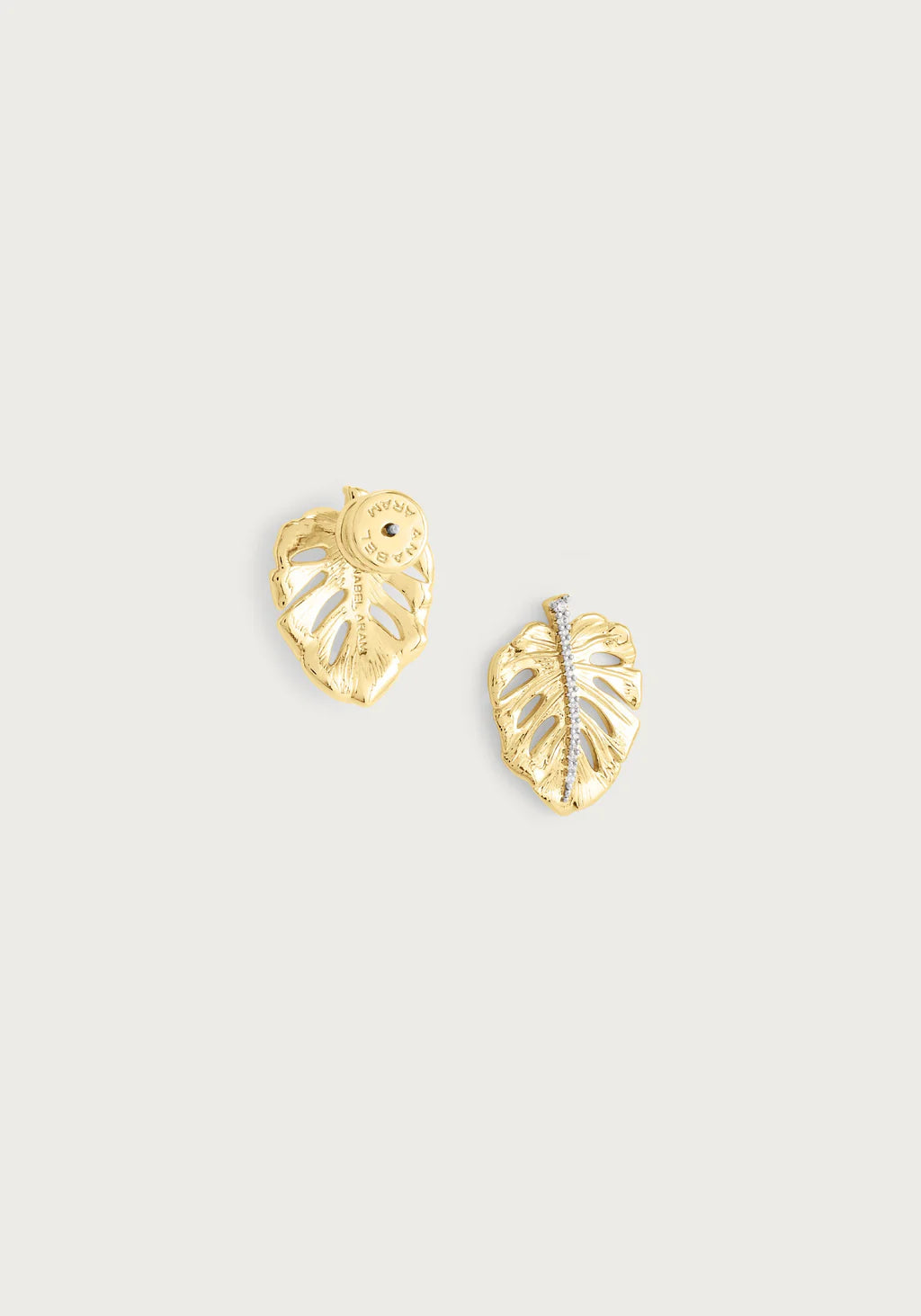 Anabel Aram Monstera Palm Earrings
