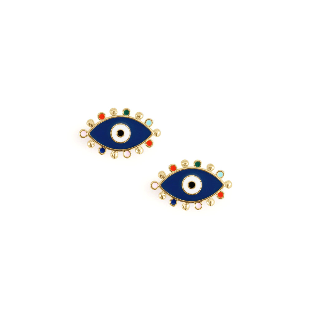 Anabel Aram Milos Evil Eye Studs