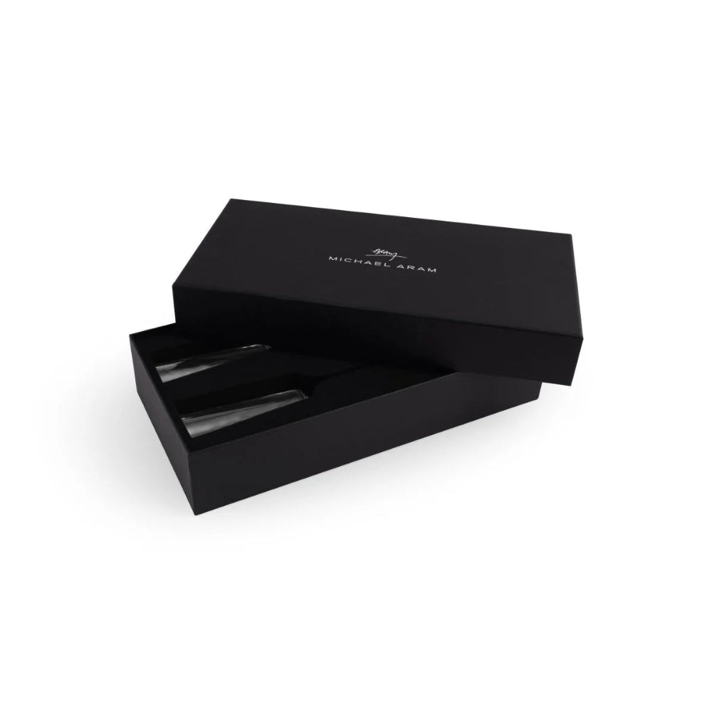 Michael Aram Reflective Champagne Flute & Heart Frame Gift Set