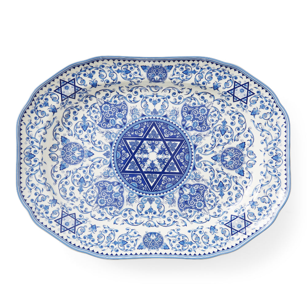 Spode Judaica Oval Platter