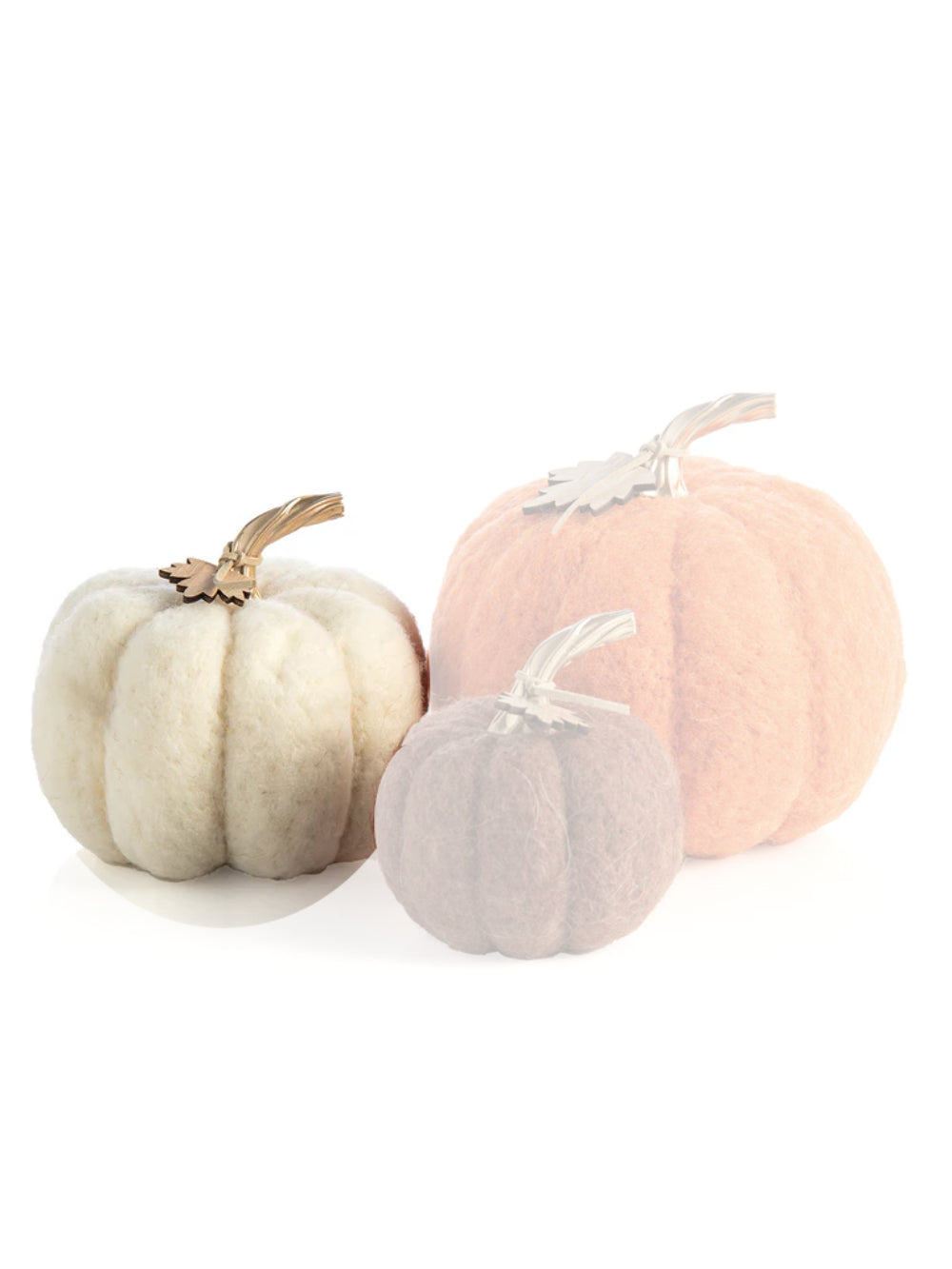 Shiraleah Assorted Size Felt Pumpkins