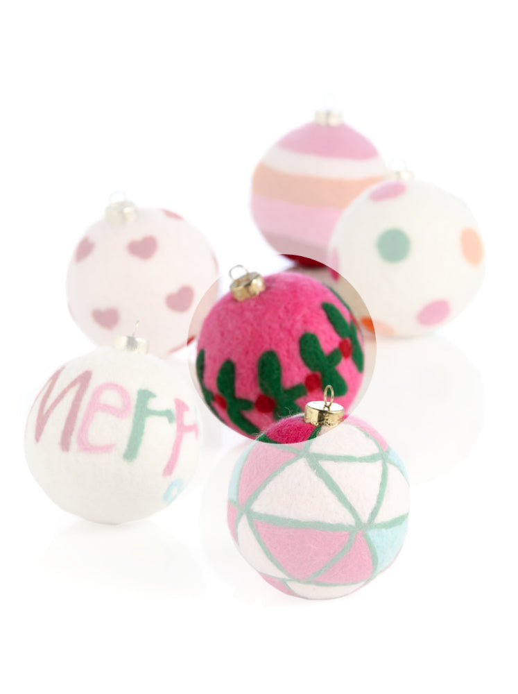 Shiraleah Assorted Merry Decorative Ornaments