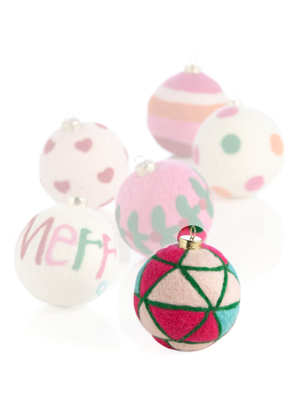 Shiraleah Assorted Merry Decorative Ornaments