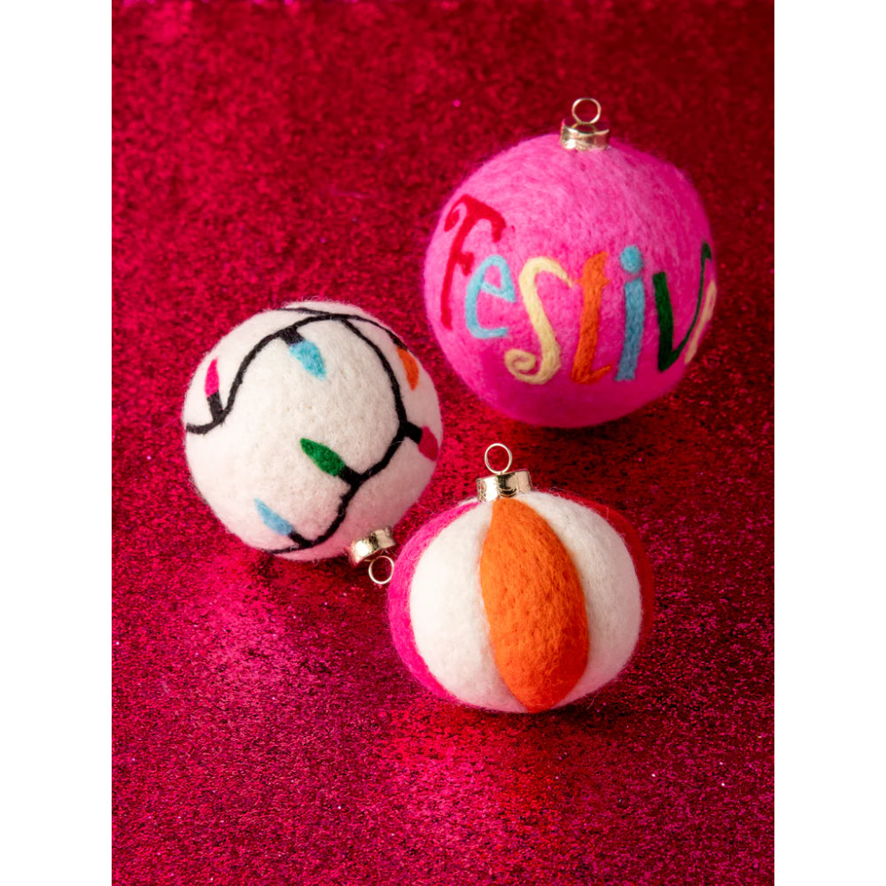 Shiraleah Assorted Festive Decorative Ornaments