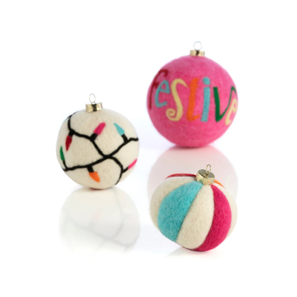 Shiraleah Assorted Festive Decorative Ornaments