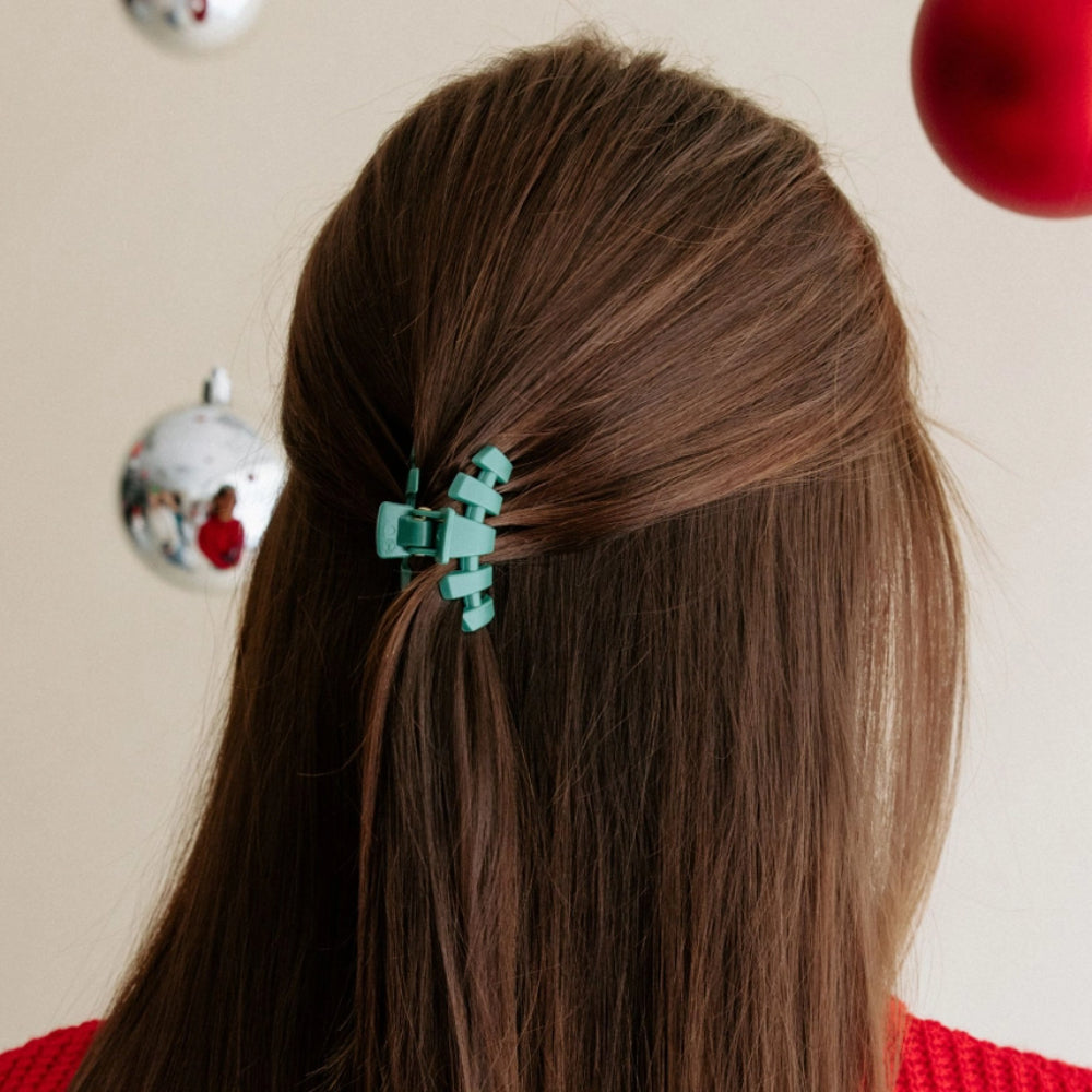 TELETIES Classic Tiny Hair Clip - Holiday 2025