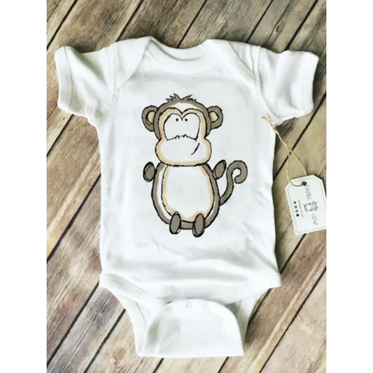 Marvin Monkey Baby Bodysuit