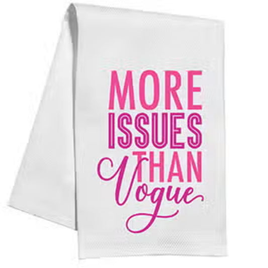 RosanneBeck More Issues Than Vogue Kitchen Towel