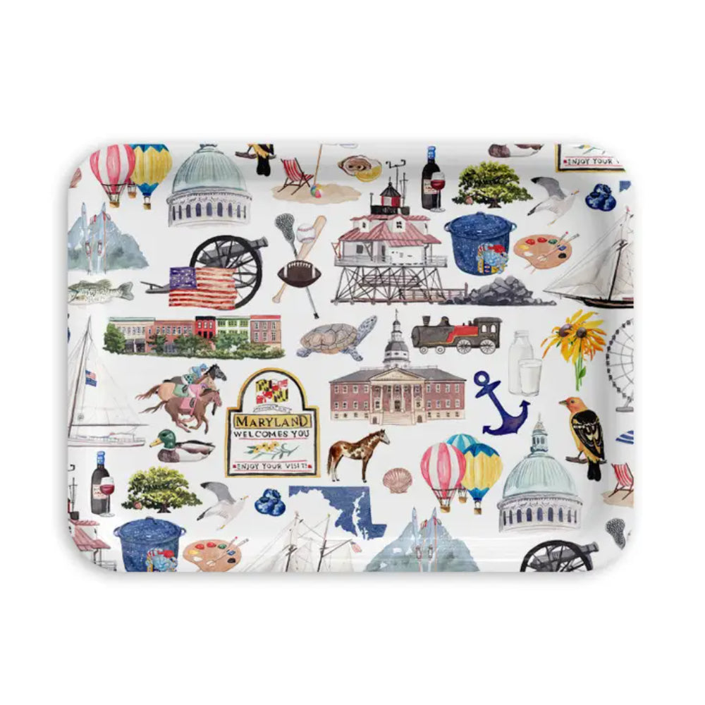 The Muddy Dog Maryland Forever! Serving Tray