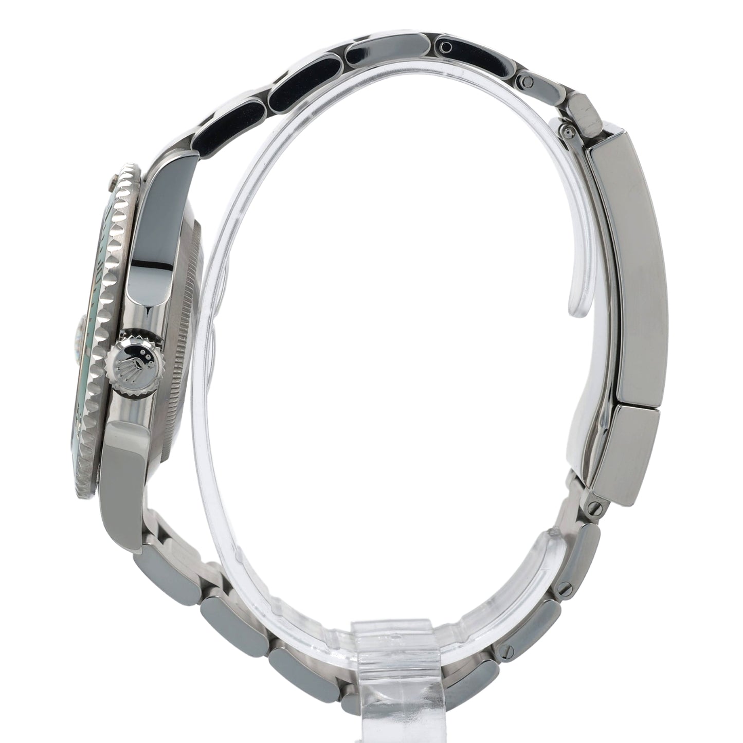 Estate Rolex Stainless Steel Submariner OP Date Black Dial Green Ceramic Bezel "Starbucks" 126610 Comes With Box & Card C.2021