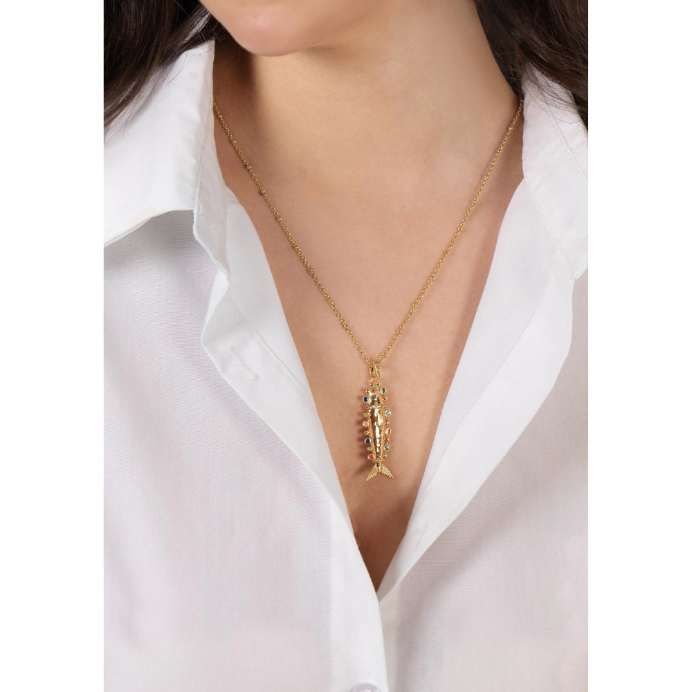 Anabel Aram Milos Medium Fish Charm