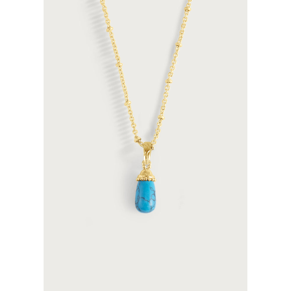 Anabel Aram Milos Stone Drop Charm - Turquoise