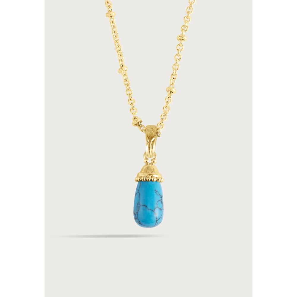 Anabel Aram Milos Stone Drop Charm - Turquoise