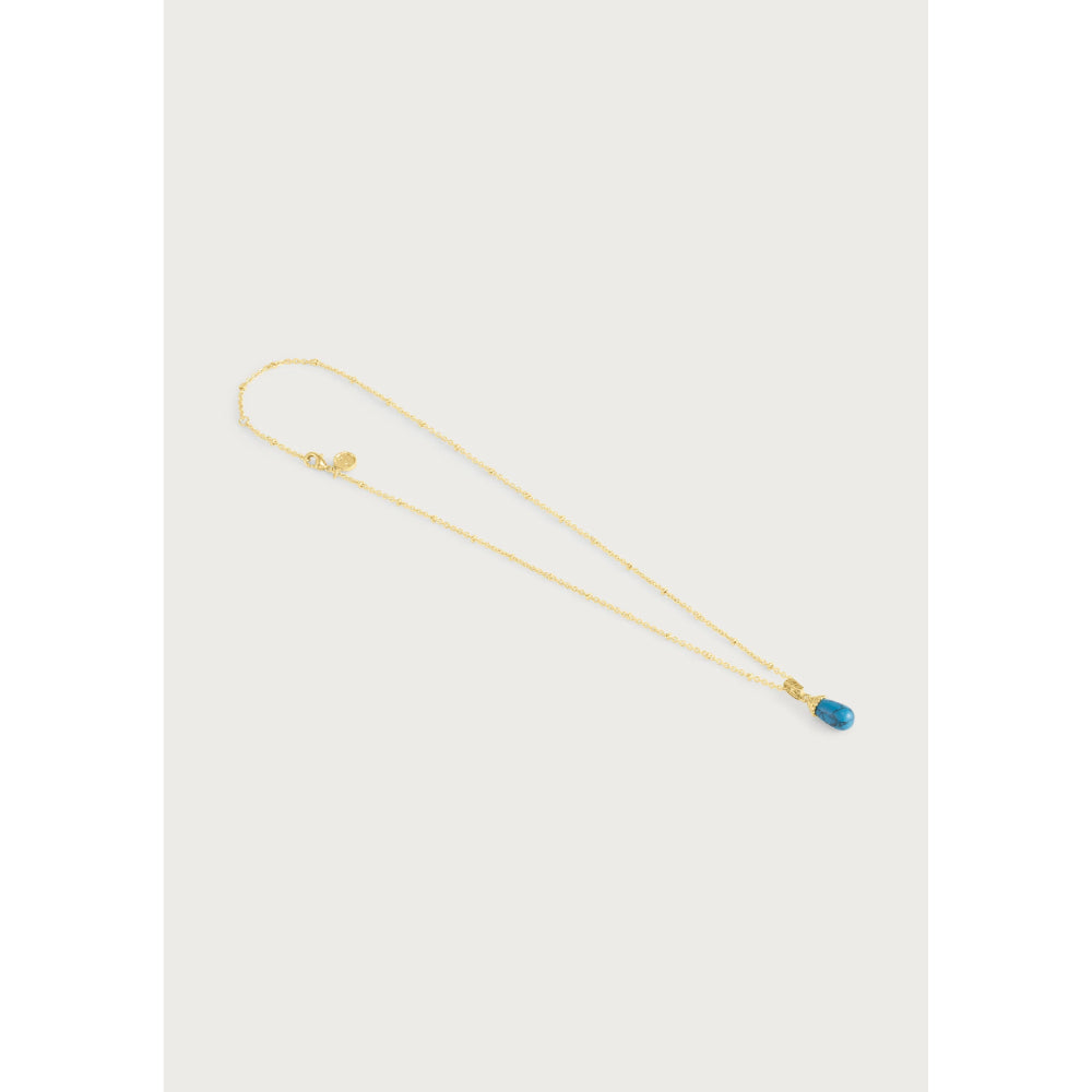 Anabel Aram Milos Stone Drop Charm - Turquoise
