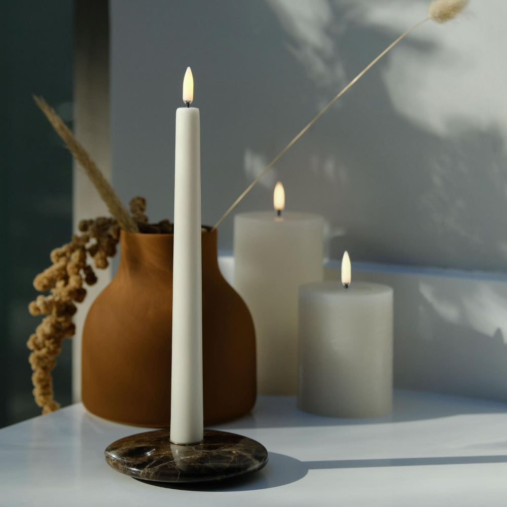 Uyuni Lighting Rustic LED Pillar Candle - Vanilla
