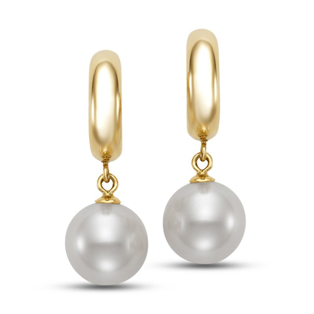Mastoloni 14k Gold Freshwater Pearl Earrings