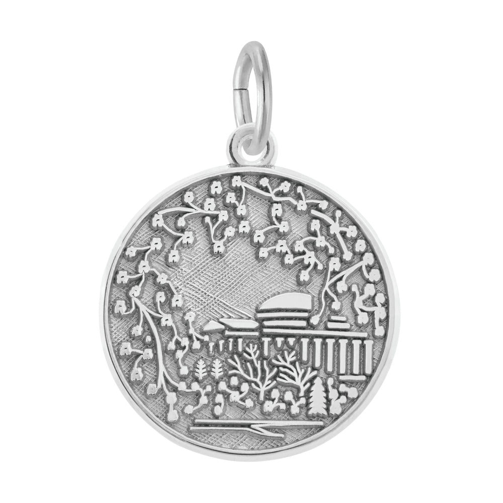 1740 Cherry Blossom Scene Charm